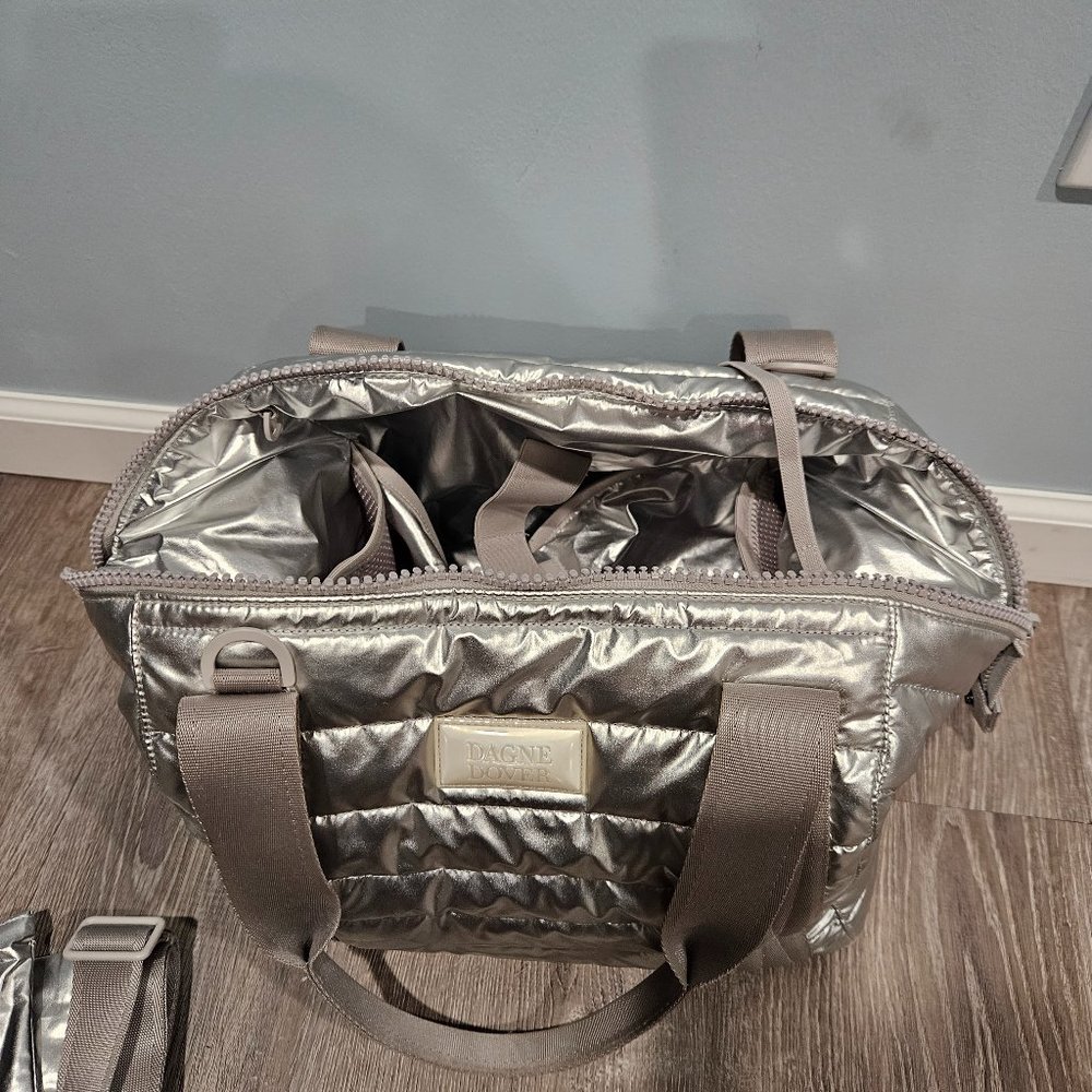 Dagne Dover Landon Carryall Silver Puff (Medium)